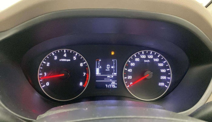 2018 Hyundai Elite i20 ASTA 1.2, Petrol, Manual, 71,779 km, Odometer Image