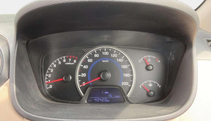 2016 Hyundai Grand i10 SPORTZ 1.2 KAPPA VTVT, Petrol, Manual, 42,400 km, Odometer Image