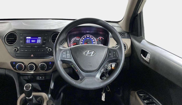 2016 Hyundai Grand i10 SPORTZ 1.2 KAPPA VTVT, CNG, Manual, 74,783 km, Steering Wheel Close Up