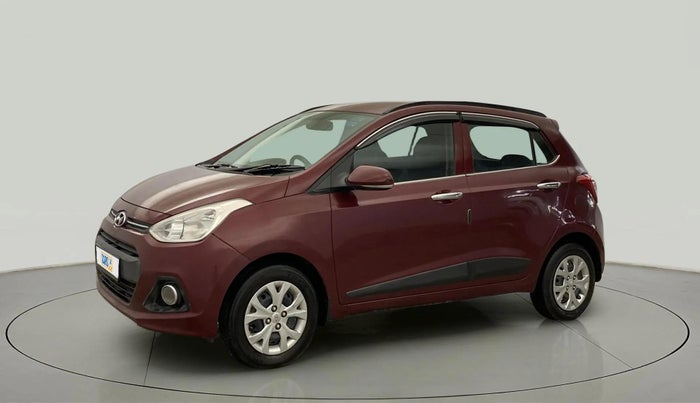 2015 Hyundai Grand i10 SPORTZ 1.2 KAPPA VTVT, Petrol, Manual, 58,737 km, Left Front Diagonal