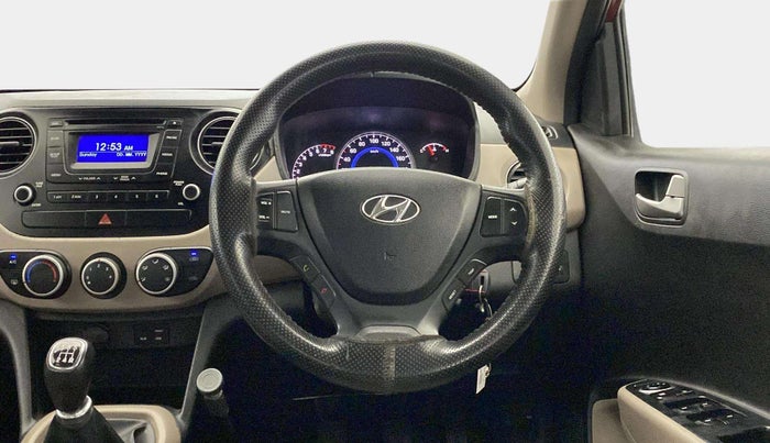 2015 Hyundai Grand i10 SPORTZ 1.2 KAPPA VTVT, Petrol, Manual, 58,737 km, Steering Wheel Close Up
