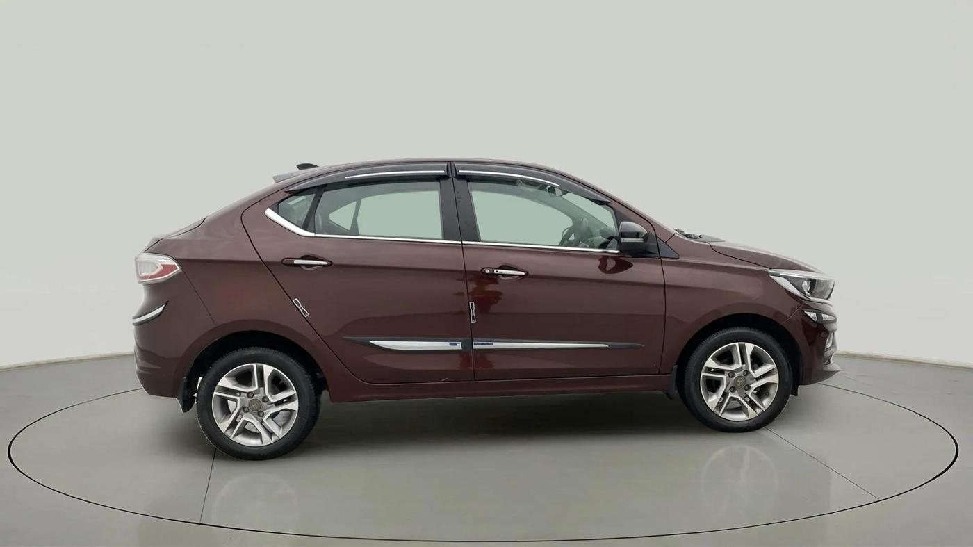 2023 Tata TIGOR XZA PLUS LEATHERETTE, Petrol, Automatic, 18,352 km, Right Side View