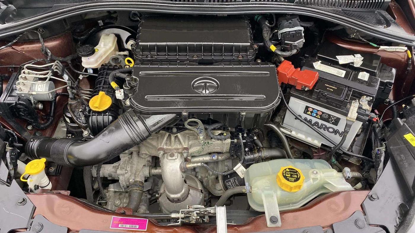 2023 Tata TIGOR XZA PLUS LEATHERETTE, Petrol, Automatic, 18,352 km, Engine View