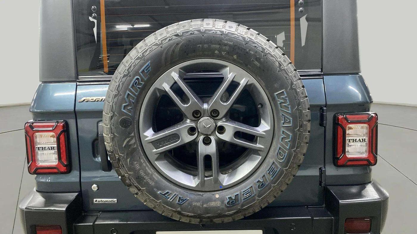 2023 Mahindra Thar LX P 2WD AT HT, Petrol, Automatic, 49,388 km, Spare Tyre