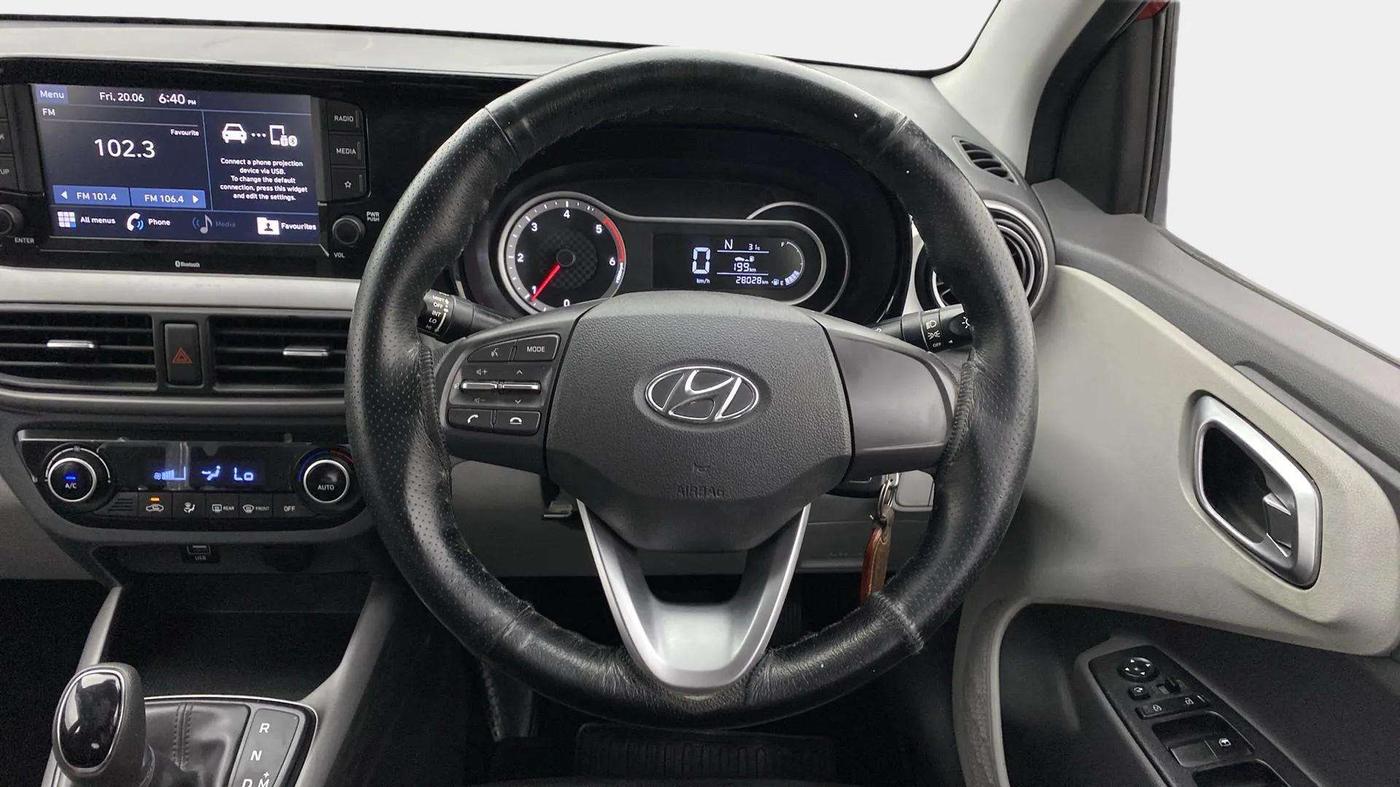 2021 Hyundai GRAND I10 NIOS SPORTZ U2 AMT 1.2 CRDI, Diesel, Automatic, 28,025 km, Steering Wheel Close Up