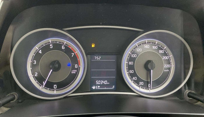 2019 Maruti Dzire VXI, Petrol, Manual, 50,333 km, Odometer Image
