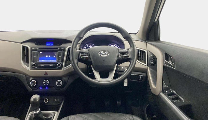2018 Hyundai Creta E PLUS 1.6 PETROL, Petrol, Manual, 53,026 km, Steering Wheel Close Up