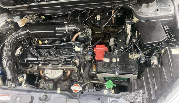 2022 Maruti BREZZA ZXI AT SMART HYBRID, Petrol, Automatic, 18,653 km, Engine View - Left