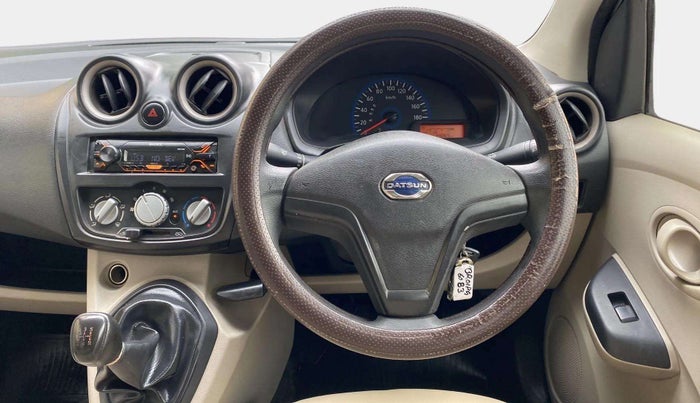 2017 Datsun Go Plus T, Petrol, Manual, 14,860 km, Steering Wheel Close Up