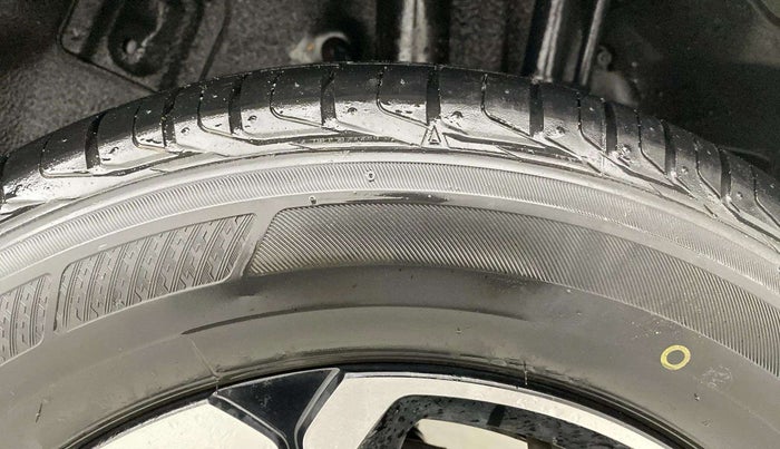 2021 Tata NEXON XZA PLUS SUNROOF PETROL, Petrol, Automatic, 42,115 km, Left Rear Tyre Tread