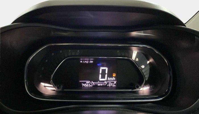 2021 Tata NEXON XZ PLUS PETROL, Petrol, Manual, 74,565 km, Odometer Image