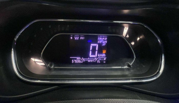 2020 Tata NEXON XZ PLUS (O) PETROL DUAL TONE, Petrol, Manual, 57,579 km, Odometer Image