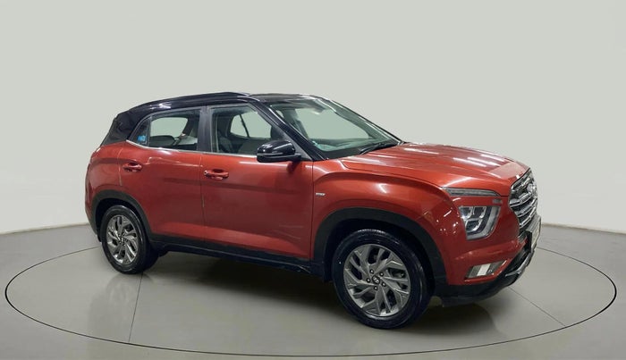 2020 Hyundai Creta SX (O) 1.4 TURBO DCT, Petrol, Automatic, 60,049 km, Right Front Diagonal
