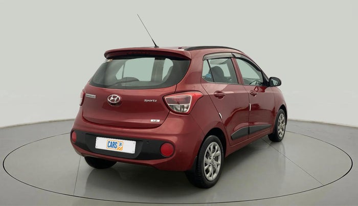 2019 Hyundai Grand i10 SPORTZ 1.2 KAPPA VTVT, Petrol, Manual, 48,492 km, Right Back Diagonal
