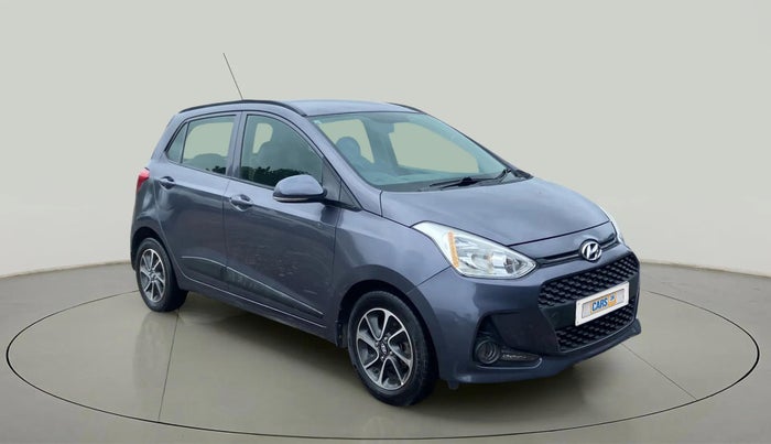 2017 Hyundai Grand i10 SPORTZ (O) AT 1.2 KAPPA VTVT, Petrol, Automatic, 93,797 km, Right Front Diagonal