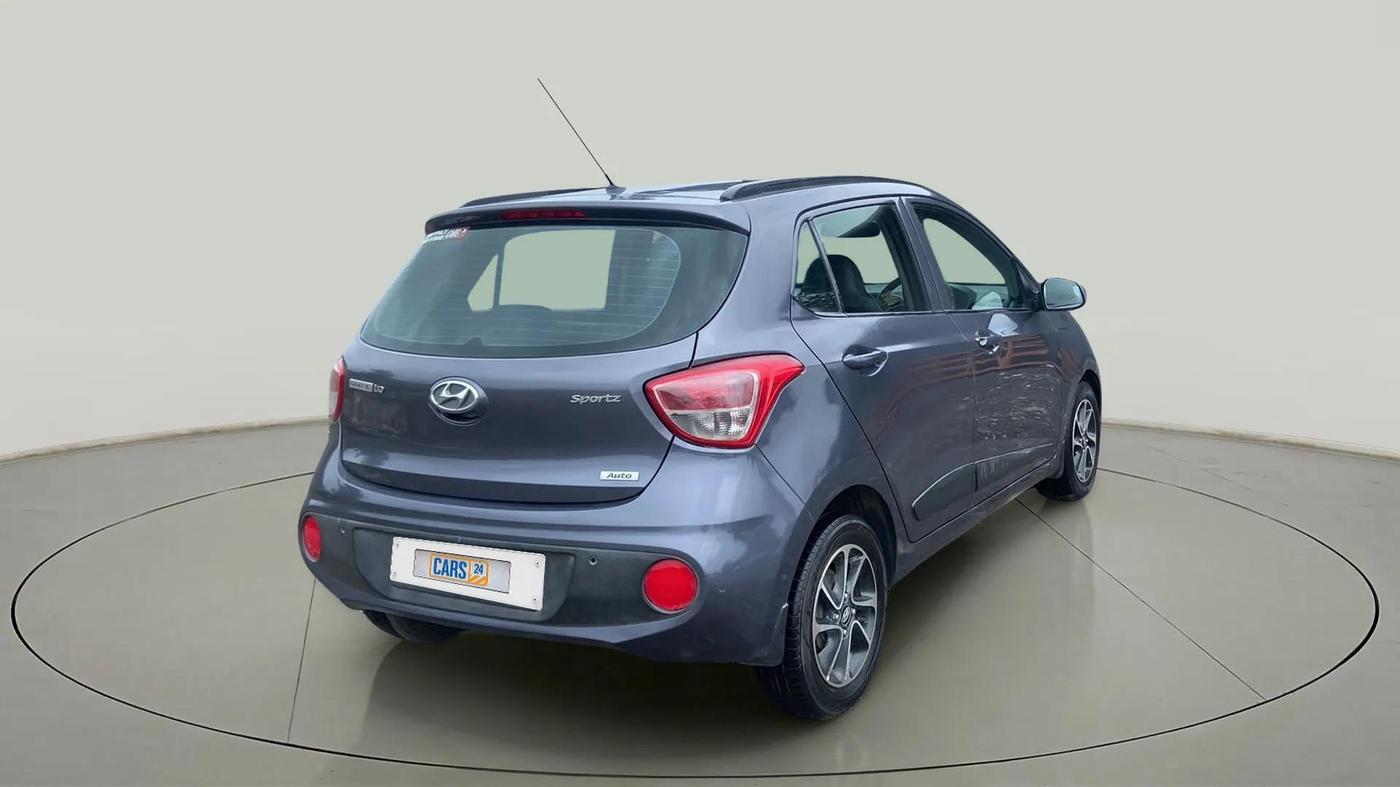 2017 Hyundai Grand i10 SPORTZ (O) AT 1.2 KAPPA VTVT, Petrol, Automatic, 93,942 km, Right Back Diagonal
