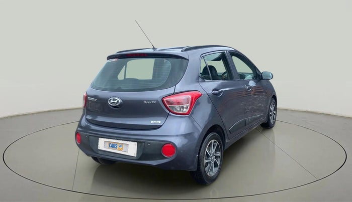 2017 Hyundai Grand i10 SPORTZ (O) AT 1.2 KAPPA VTVT, Petrol, Automatic, 93,797 km, Right Back Diagonal