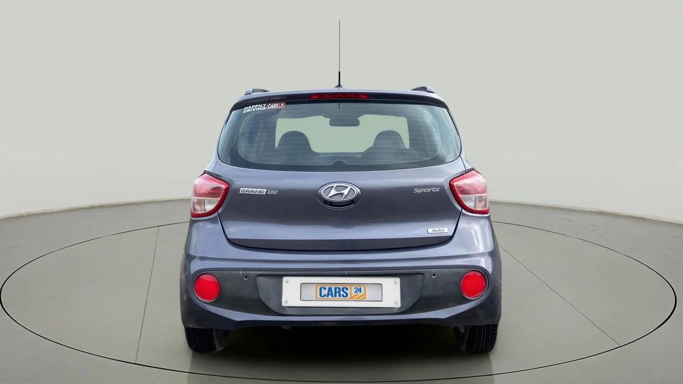 2017 Hyundai Grand i10 SPORTZ (O) AT 1.2 KAPPA VTVT, Petrol, Automatic, 93,942 km, Back/Rear