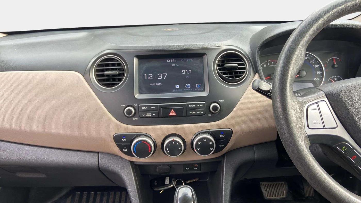 2017 Hyundai Grand i10 SPORTZ (O) AT 1.2 KAPPA VTVT, Petrol, Automatic, 93,942 km, Air Conditioner