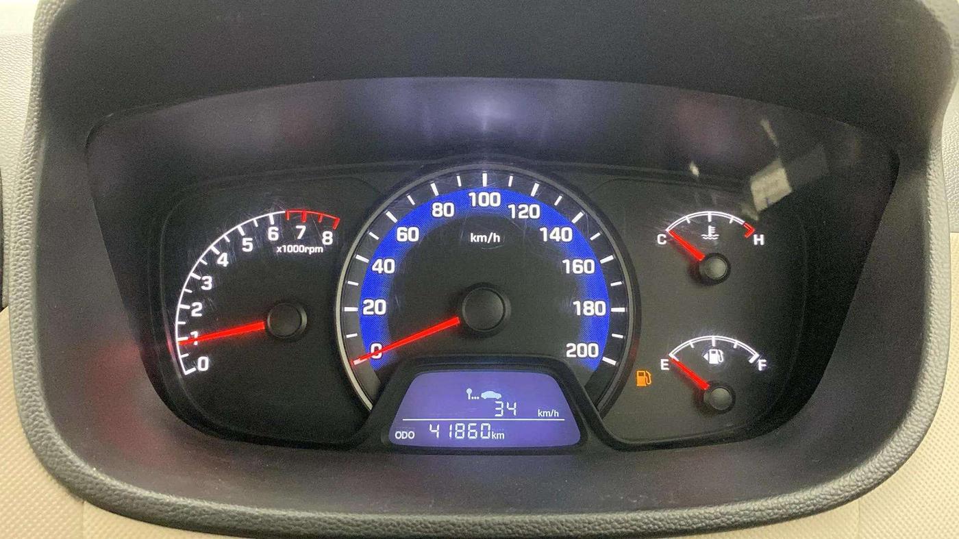2014 Hyundai Xcent S (O) 1.2, Petrol, Manual, 42,024 km, Odometer Image