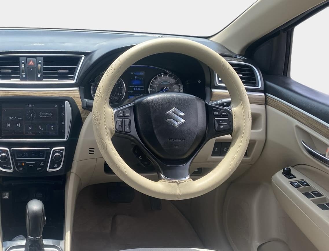 2022 Maruti Ciaz ZETA AT 1.5  SHVS PETROL, Petrol, Automatic, 16,861 km, Steering Wheel Close Up
