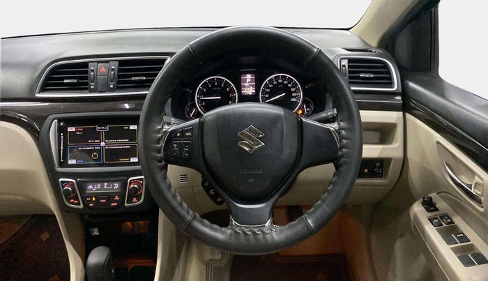 2018 Maruti Ciaz ALPHA  AT 1.4  PETROL, Petrol, Automatic, 37,729 km, Steering Wheel Close Up