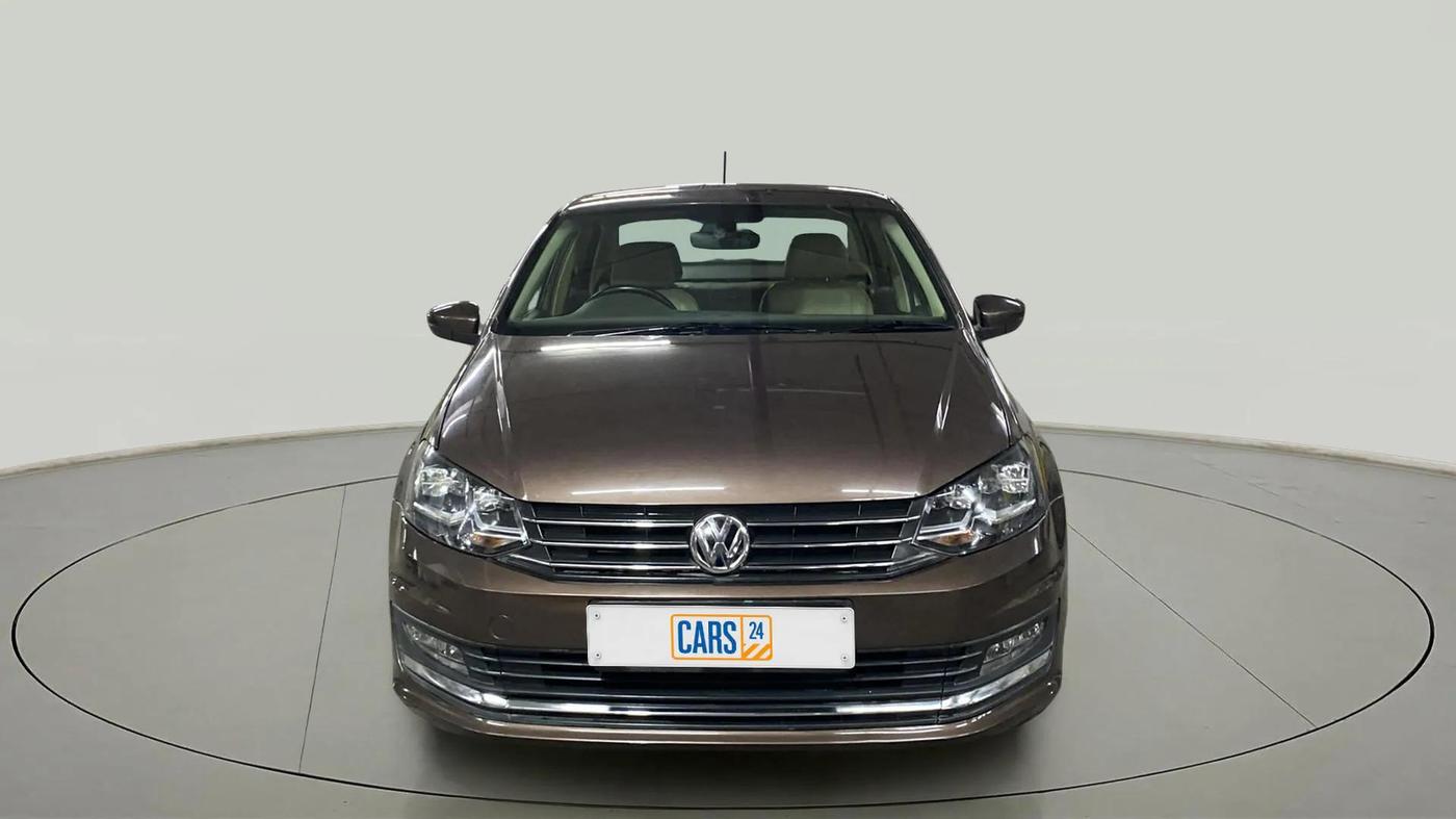 2017 Volkswagen Vento HIGHLINE PLUS 1.2 AT 16 ALLOY, Petrol, Automatic, 40,549 km, Front