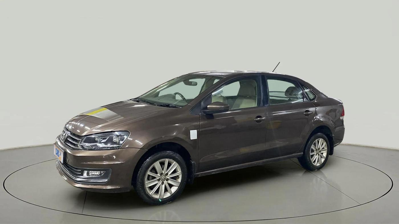 2017 Volkswagen Vento HIGHLINE PLUS 1.2 AT 16 ALLOY, Petrol, Automatic, 40,549 km, Left Front Diagonal