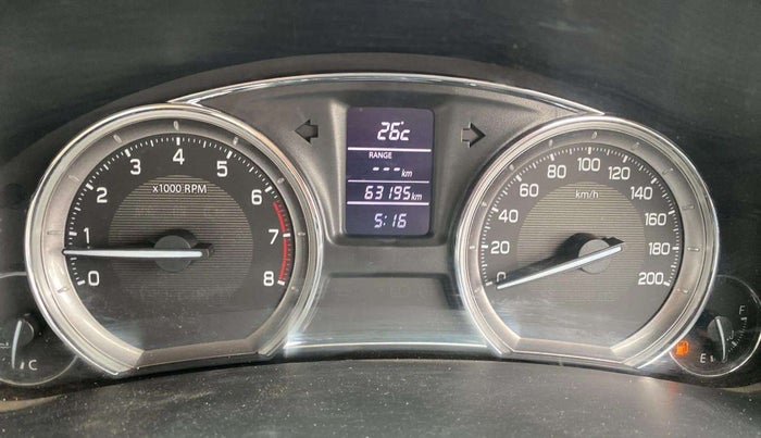2018 Maruti Ciaz DELTA 1.4 MT PETROL, Petrol, Manual, 63,191 km, Odometer Image