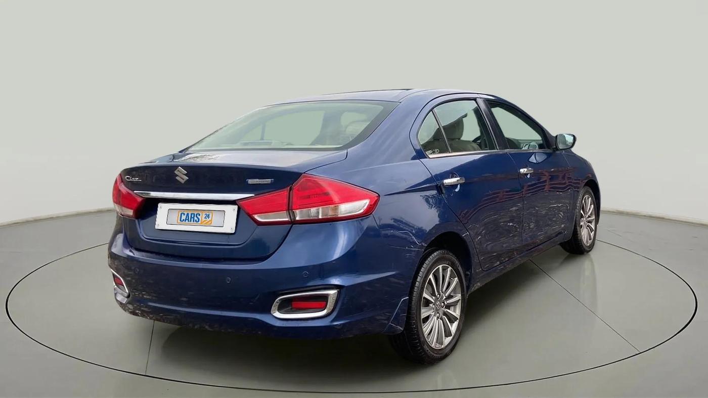 2019 Maruti Ciaz ALPHA  AT 1.5 SHVS PETROL, Petrol, Automatic, 76,652 km, Right Back Diagonal