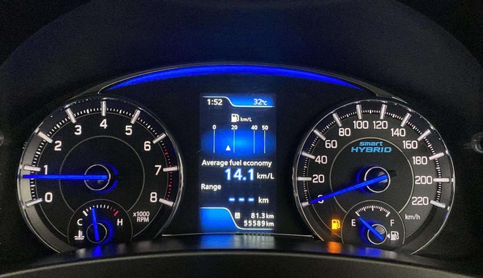 2019 Maruti Ciaz ALPHA 1.5 SHVS PETROL, Petrol, Manual, 55,151 km, Odometer Image