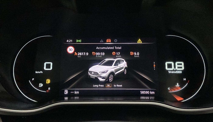2022 MG ASTOR SHARP EX 1.5 MT, Petrol, Manual, 58,582 km, Odometer Image