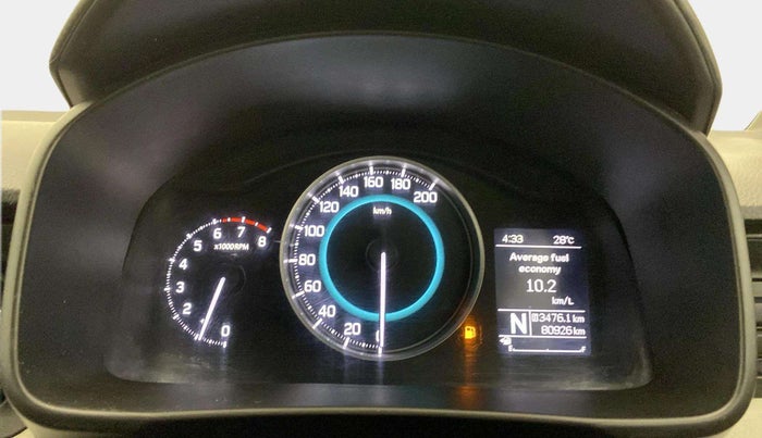 2017 Maruti IGNIS DELTA 1.2 AMT, Petrol, Automatic, 80,925 km, Odometer Image