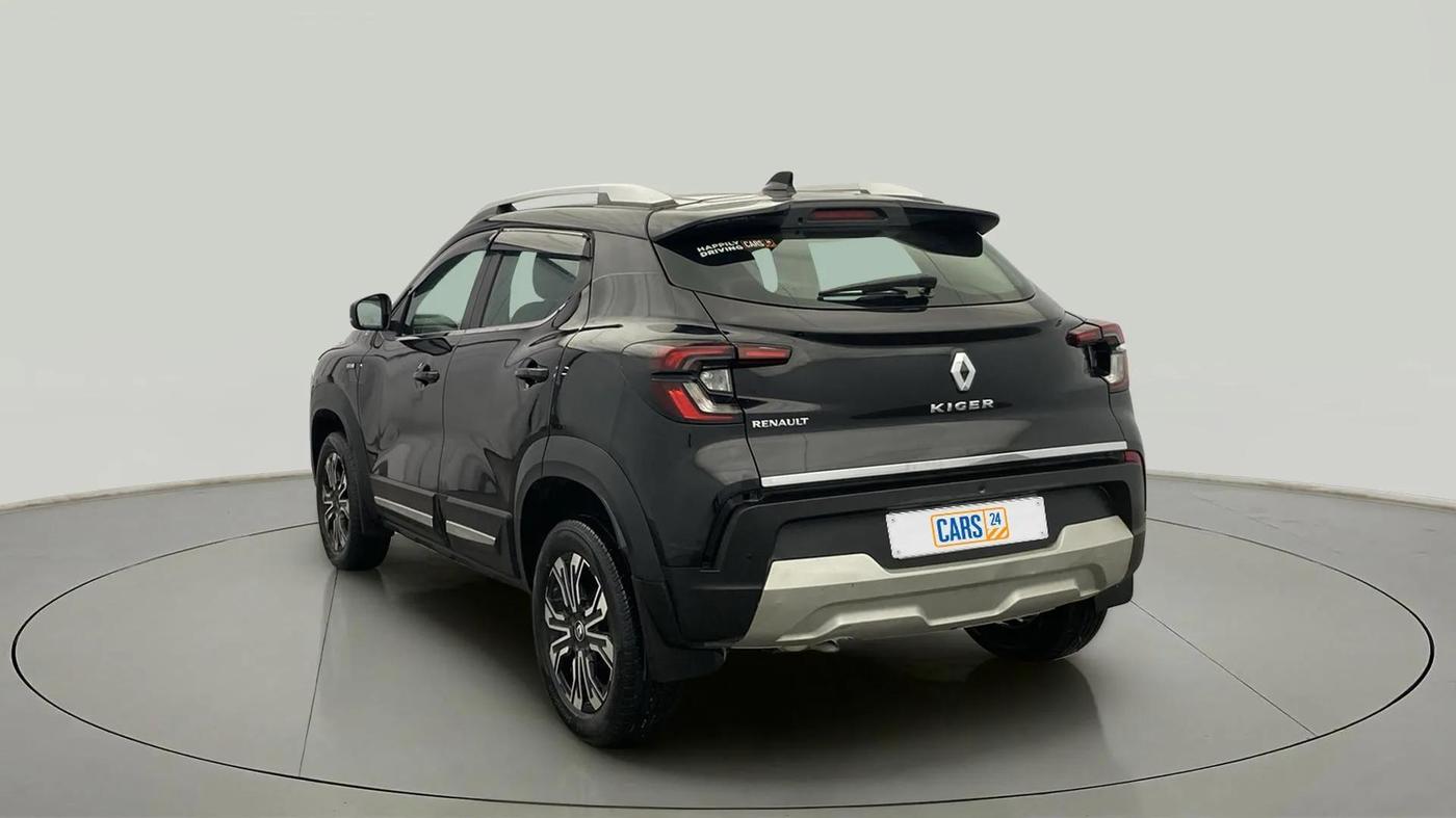 2022 Renault Kiger RXZ AMT, Petrol, Automatic, 45,959 km, Left Back Diagonal