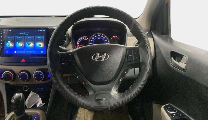 2014 Hyundai Grand i10 ASTA AT 1.2 KAPPA VTVT, CNG, Automatic, 53,386 km, Steering Wheel Close Up