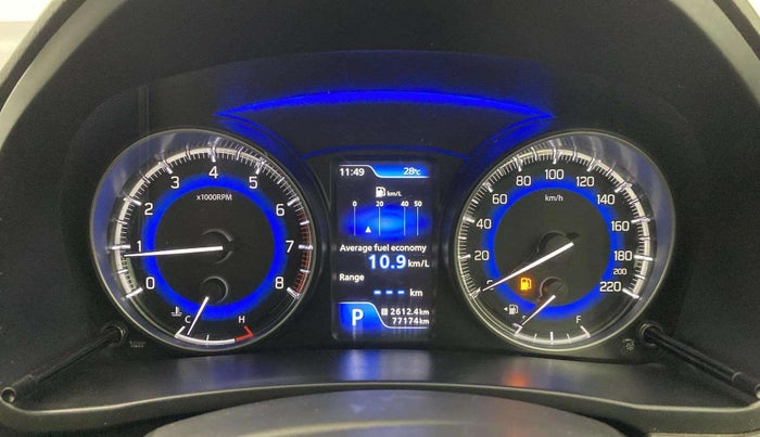 2018 Maruti Baleno ALPHA CVT PETROL 1.2, Petrol, Automatic, 77,155 km, Odometer Image