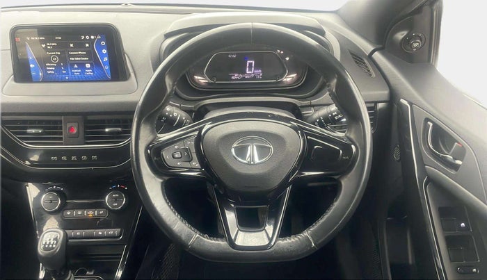 2022 Tata NEXON XZ PLUS PETROL DARK EDITION, Petrol, Manual, 19,344 km, Steering Wheel Close Up