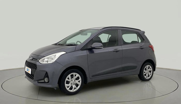 2018 Hyundai Grand i10 SPORTZ 1.2 KAPPA VTVT, Petrol, Manual, 55,374 km, Left Front Diagonal