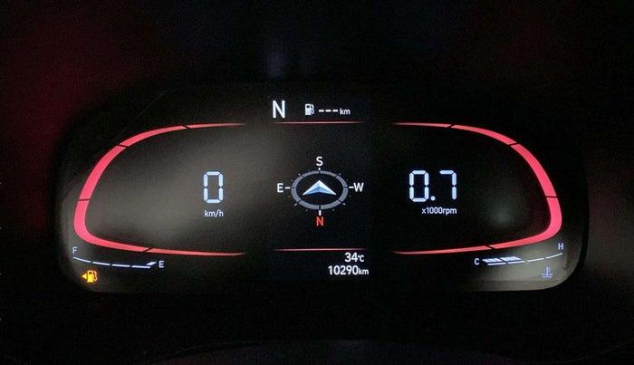 2023 Hyundai EXTER SX(O) CONNECT 1.2 AMT, Petrol, Automatic, 10,273 km, Odometer Image
