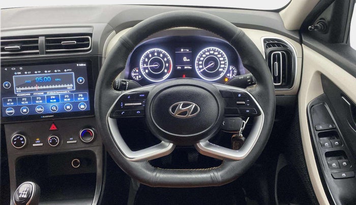 2022 Hyundai Creta E 1.5 PETROL, Petrol, Manual, 24,085 km, Steering Wheel Close Up