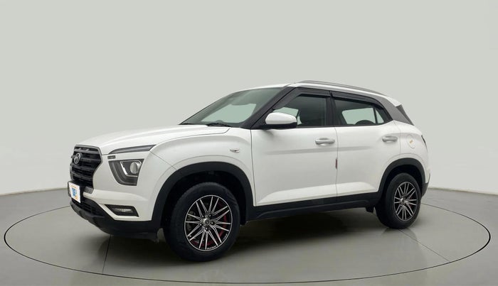 2022 Hyundai Creta E 1.5 PETROL, Petrol, Manual, 24,085 km, Left Front Diagonal