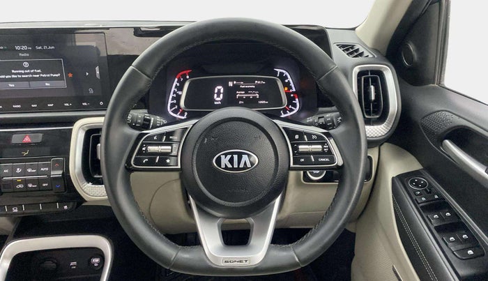 2020 KIA SONET HTX PLUS 1.0 IMT, Petrol, Manual, 12,378 km, Steering Wheel Close Up