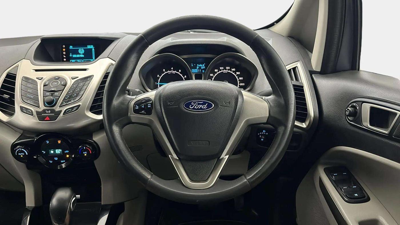 2016 Ford Ecosport TITANIUM 1.5L PETROL AT, Petrol, Automatic, 59,885 km, Steering Wheel Close Up