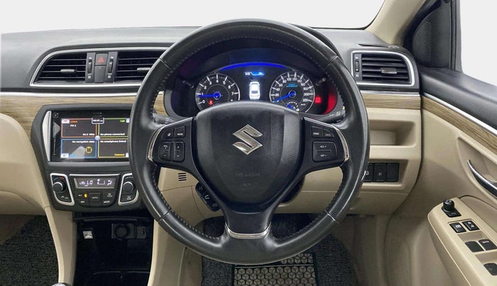 2018 Maruti Ciaz ALPHA 1.5 SHVS PETROL, Petrol, Manual, 63,662 km, Steering Wheel Close Up