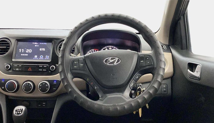 2018 Hyundai Grand i10 SPORTZ 1.2 KAPPA VTVT, Petrol, Manual, 4,182 km, Steering Wheel Close Up