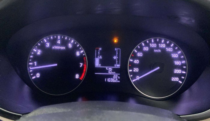 2017 Hyundai Elite i20 SPORTZ 1.2, Petrol, Manual, 1,16,918 km, Odometer Image