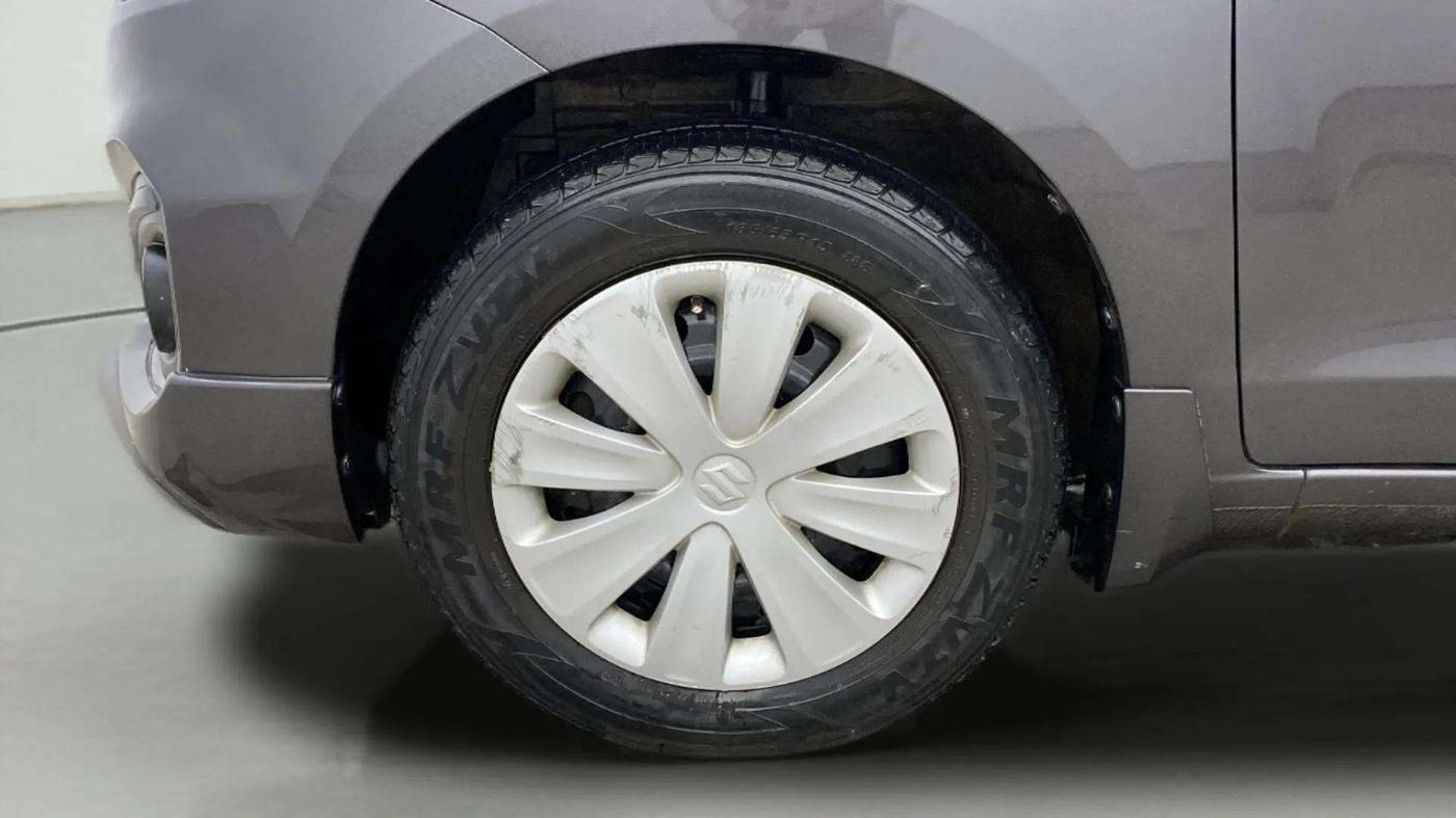 2017 Maruti Ertiga VXI ABS, Petrol, Manual, 19,785 km, Left Front Wheel
