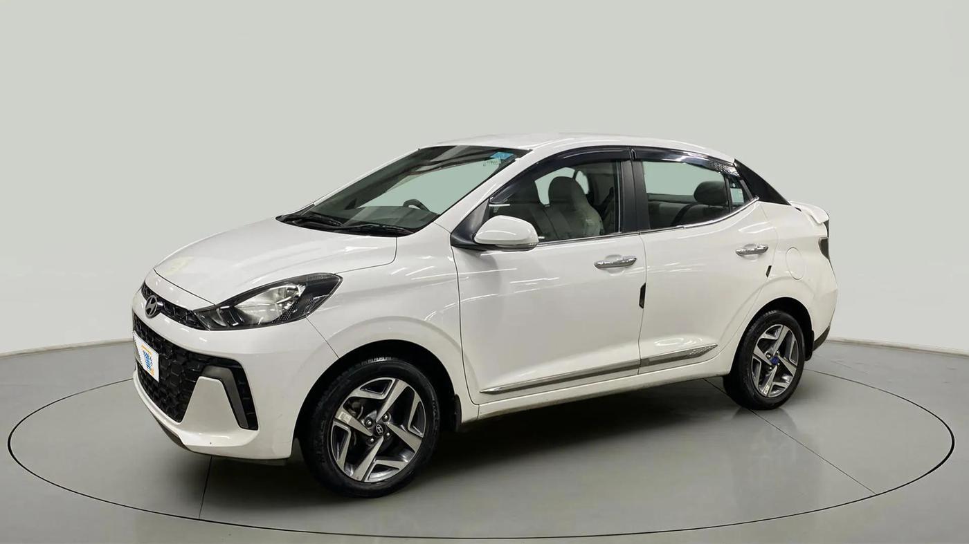 2024 Hyundai AURA SX 1.2 CNG, CNG, Manual, 44,971 km, Left Front Diagonal