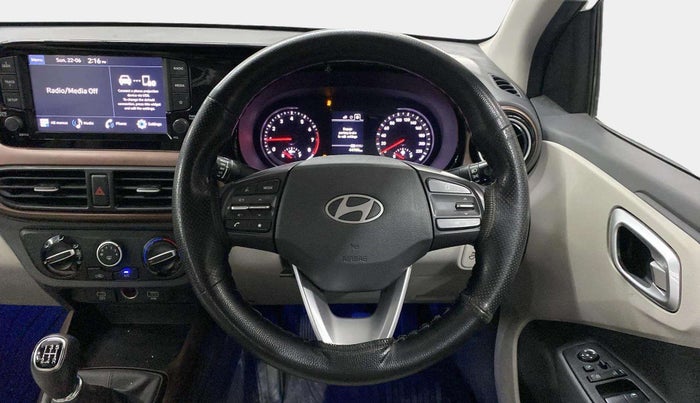 2024 Hyundai AURA SX 1.2 CNG, CNG, Manual, 44,971 km, Steering Wheel Close Up