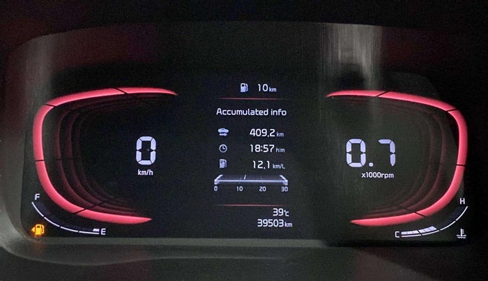 2022 KIA CARENS PRESTIGE 1.5 PETROL 7 STR, Petrol, Manual, 39,437 km, Odometer Image